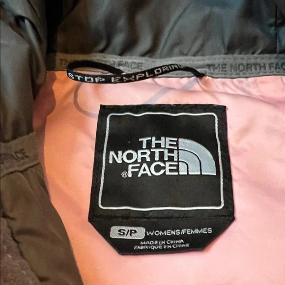 The North Face Pink Down Puffer Vest with Faux Fur Trim - Picture 2 of 12